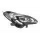 Vauxhall Corsa 2014-2019 Chrome Inner Non-LED Halogen Head Lamp Unit Driver Side